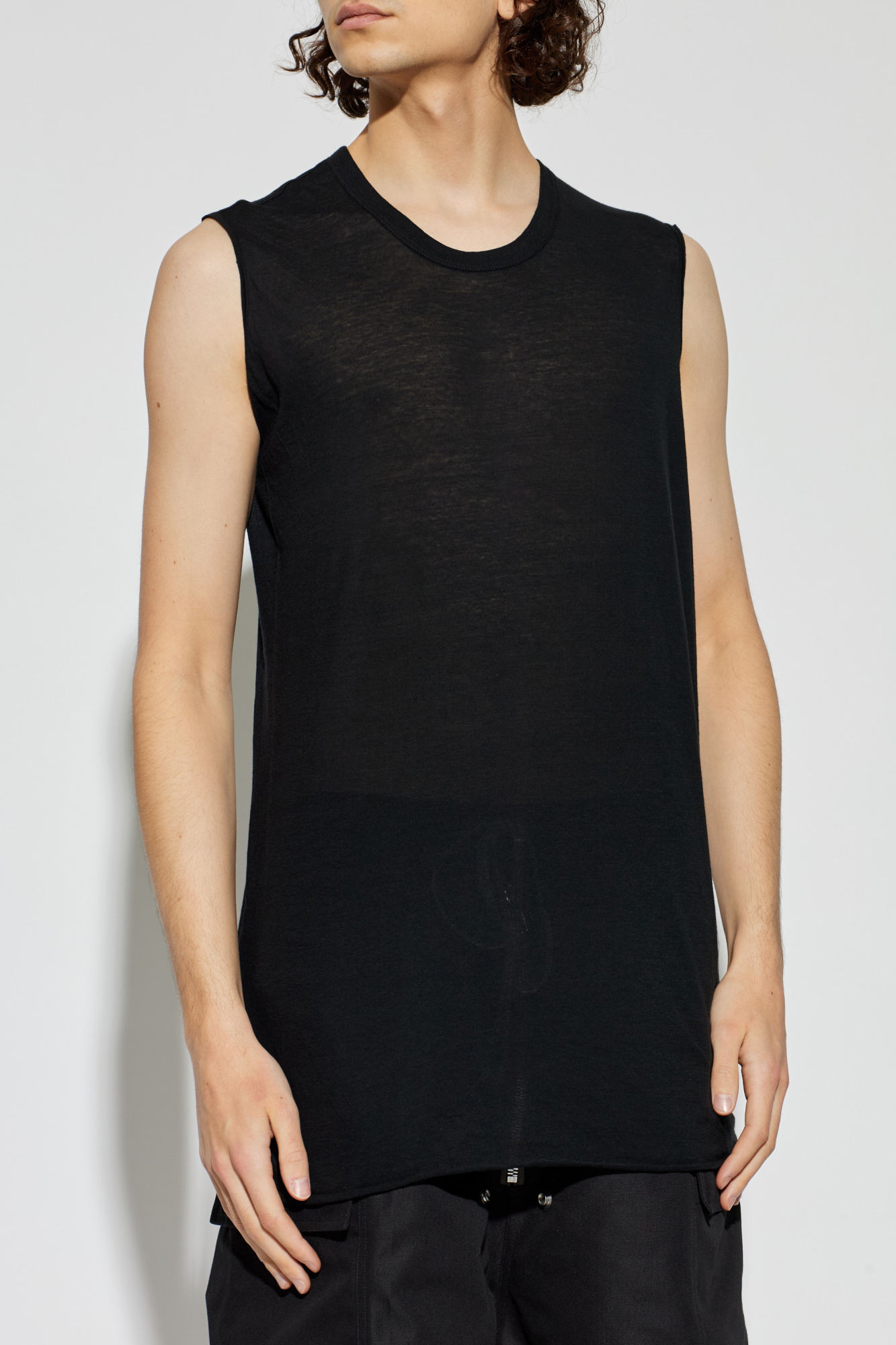 Rick Owens Sleeveless T-shirt | Men's | Vitkac